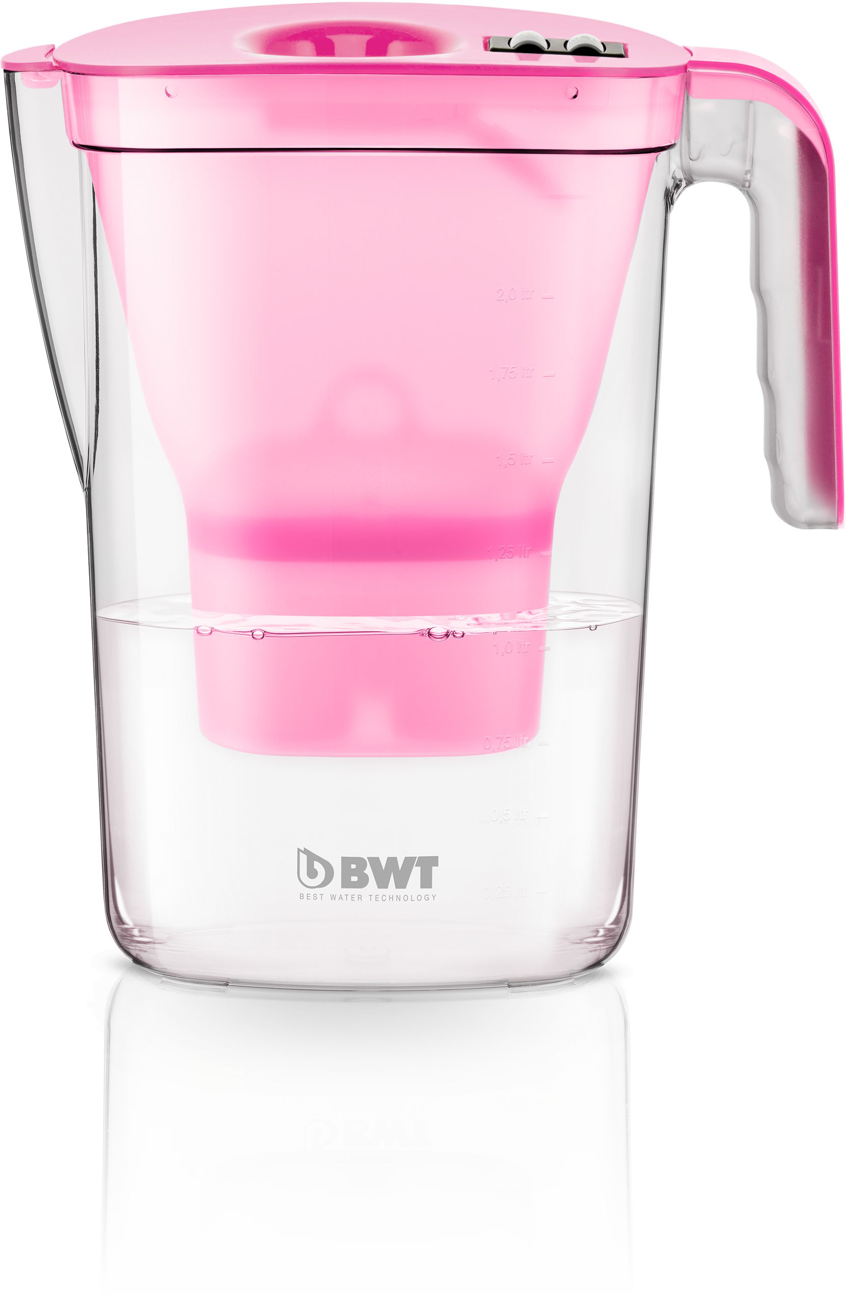 BWT 8571 Vida rózsaszín vízszűrő kancsó, 2,6 l