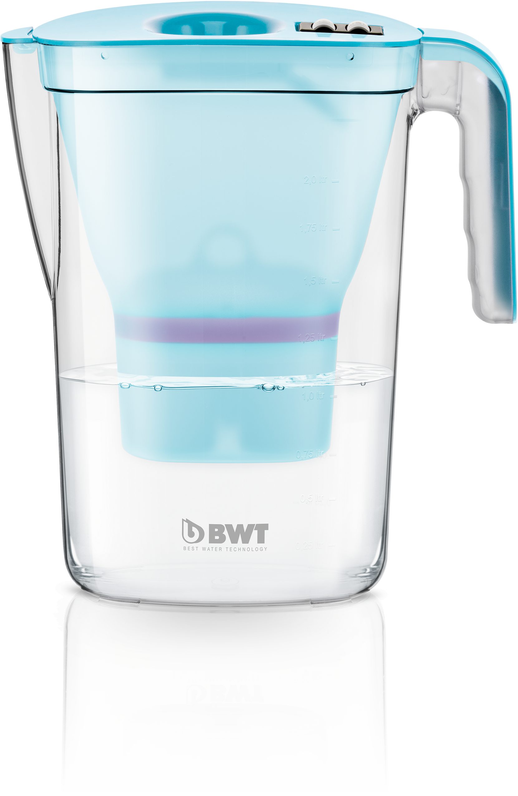 BWT 8570 Vida manuális vízszűrő kancsó, petrolkék, 2,6 l