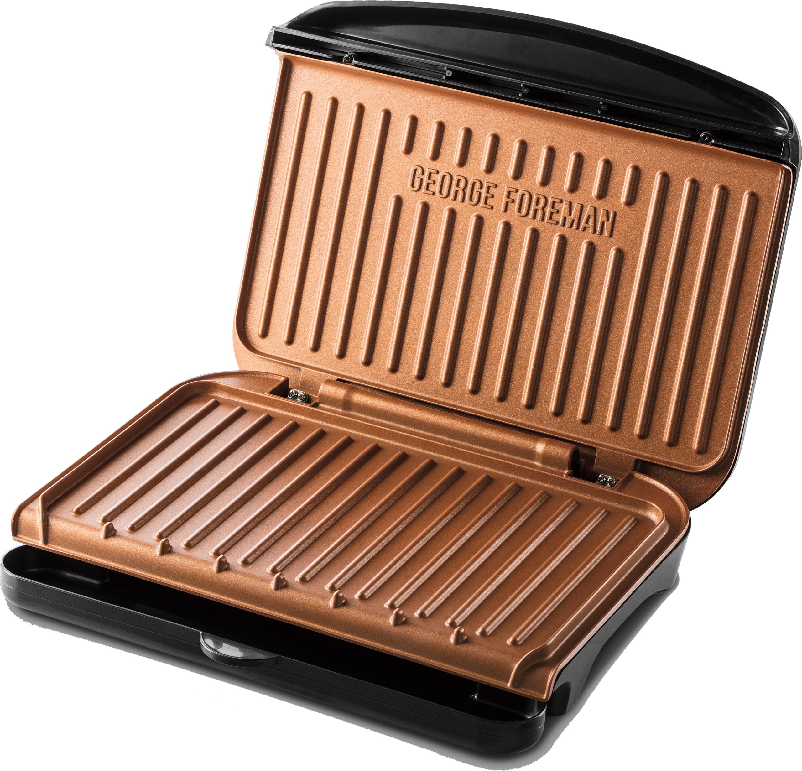 GEORGE FOREMAN 25811-56/RH Fit Grill Copper elektromos grillsütő réz sütőlapokkal
