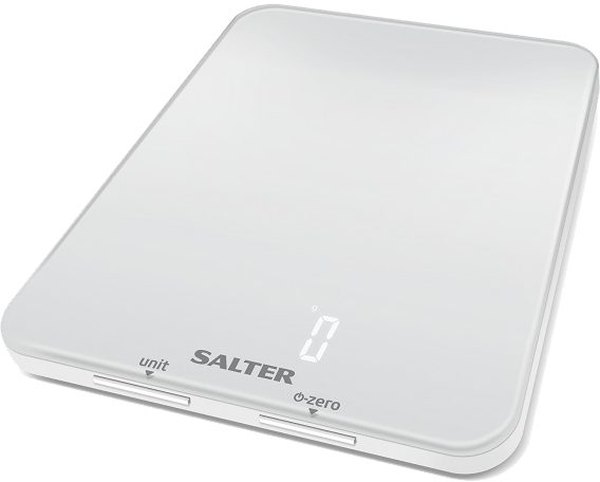 SALTER 1180WH Ghost fehér konyhai mérleg rejtett LED kijelzővel