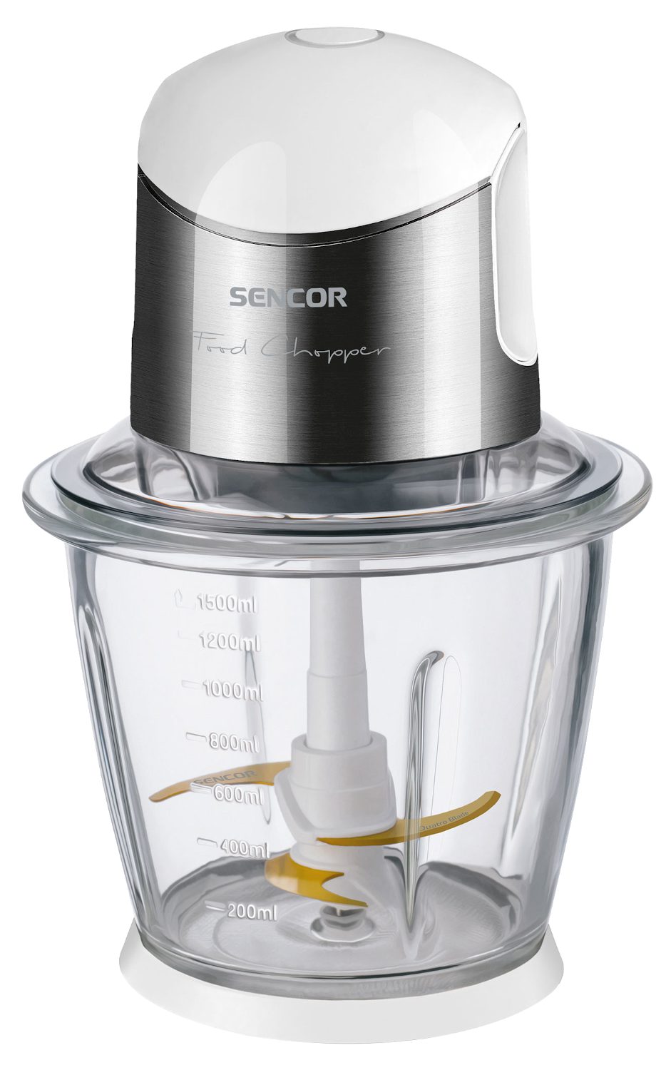SENCOR SCB 6150SS-EUE3 aprító titán pengékkel és 1,5 literes üvegedénnyel