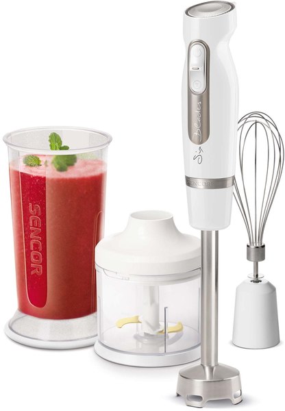 SENCOR SHB 4460WH-EUE3 botmixer szett aprítóval és habverővel