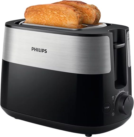 PHILIPS HD2516/90 kenyérpirító 2 résszel és 8 pirítási fokozattal