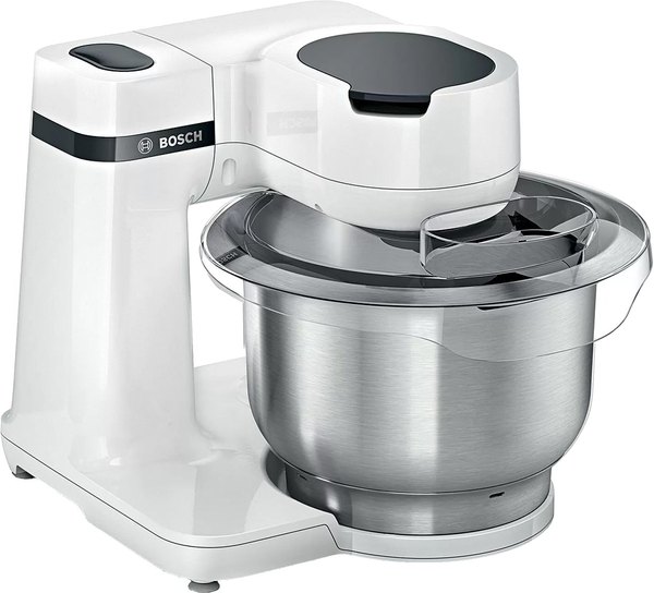 BOSCH MUMS2EW40 700 W-os robotgép acéltállal és sokoldalú tartozékokkal
