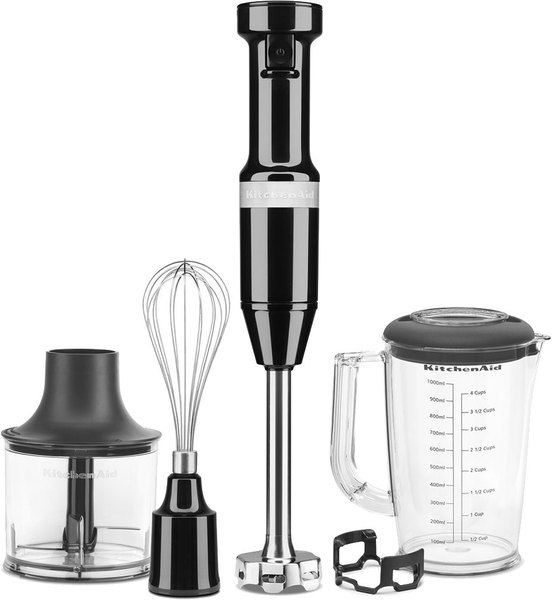 KITCHENAID 5KHBV83EOB vezetékes botmixer tartozékokkal, ónixfekete