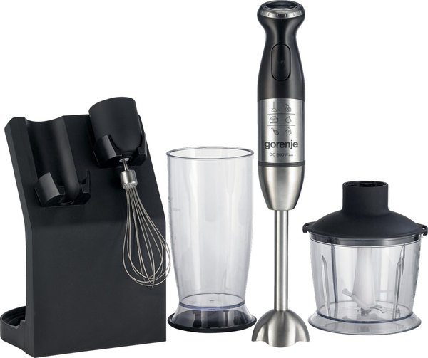 GORENJE HBC807QB fekete botmixer szett négyes pengerendszerrel