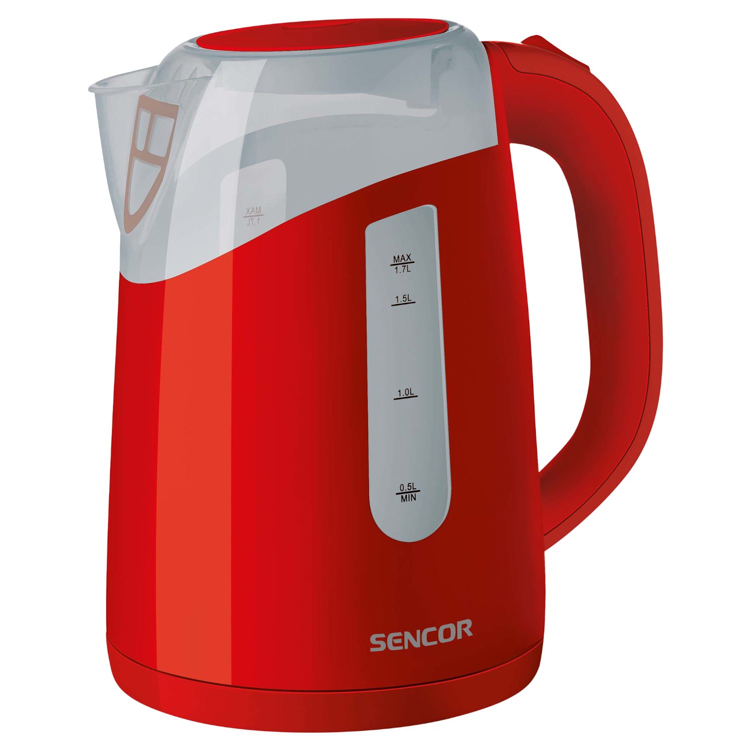 SENCOR SWK 1704RD piros vízforraló, 1,7 l, 2200 W