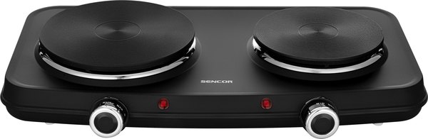 SENCOR SCP 2254BK-EUE4 szabadon álló dupla elektromos főzőlap, fekete