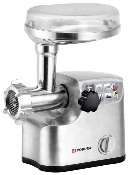 ZOKURA Z1242 elektromos húsdaráló, 2000 W, inox