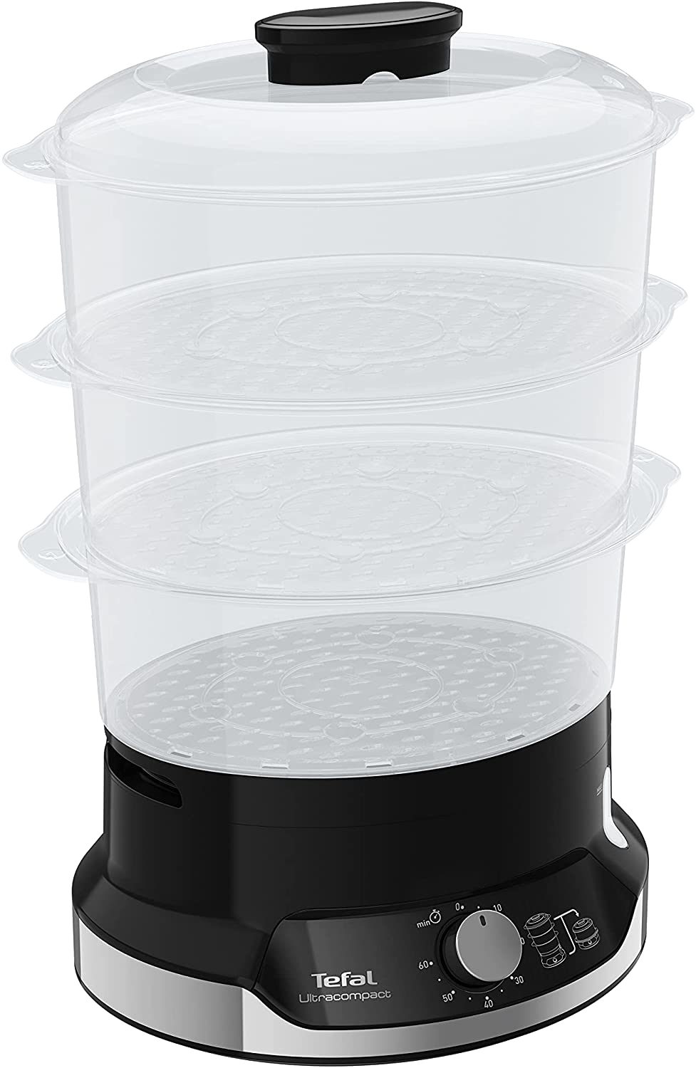 TEFAL VC204810 Ultracompact 9 literes fekete ételpároló