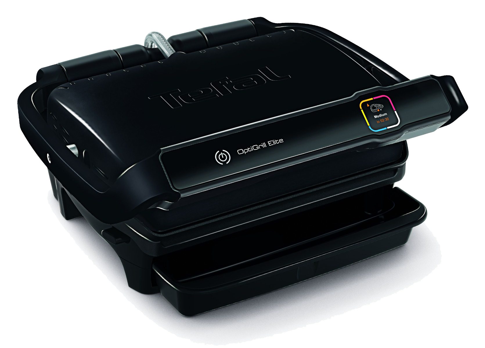 TEFAL GC750830 OptiGrill Elite intelligens fekete asztali grill