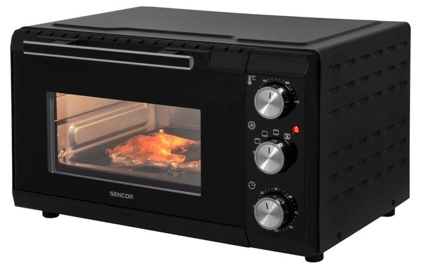 SENCOR SEO 2000BK szabadonálló mini sütő légkeveréssel, 20 l