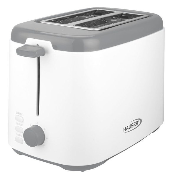 HAUSER T-242 kétszeletes, 800 W-os kenyérpirító