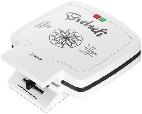 TRISA 734070 ostyasütő 1000 W-os teljesítménnyel, 4 ostyához