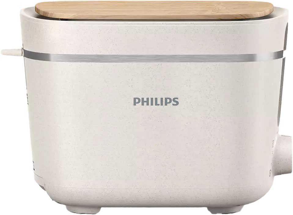 PHILIPS HD2640/10 Eco Collection kétrekeszes kenyérpirító, szatén fehér