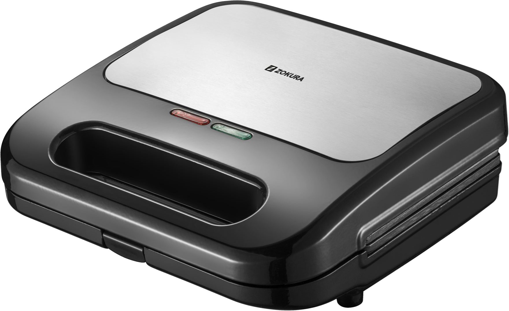ZOKURA Z1226 3 az 1-ben, 2 szeletes szendvics-, gofri- és grillsütő