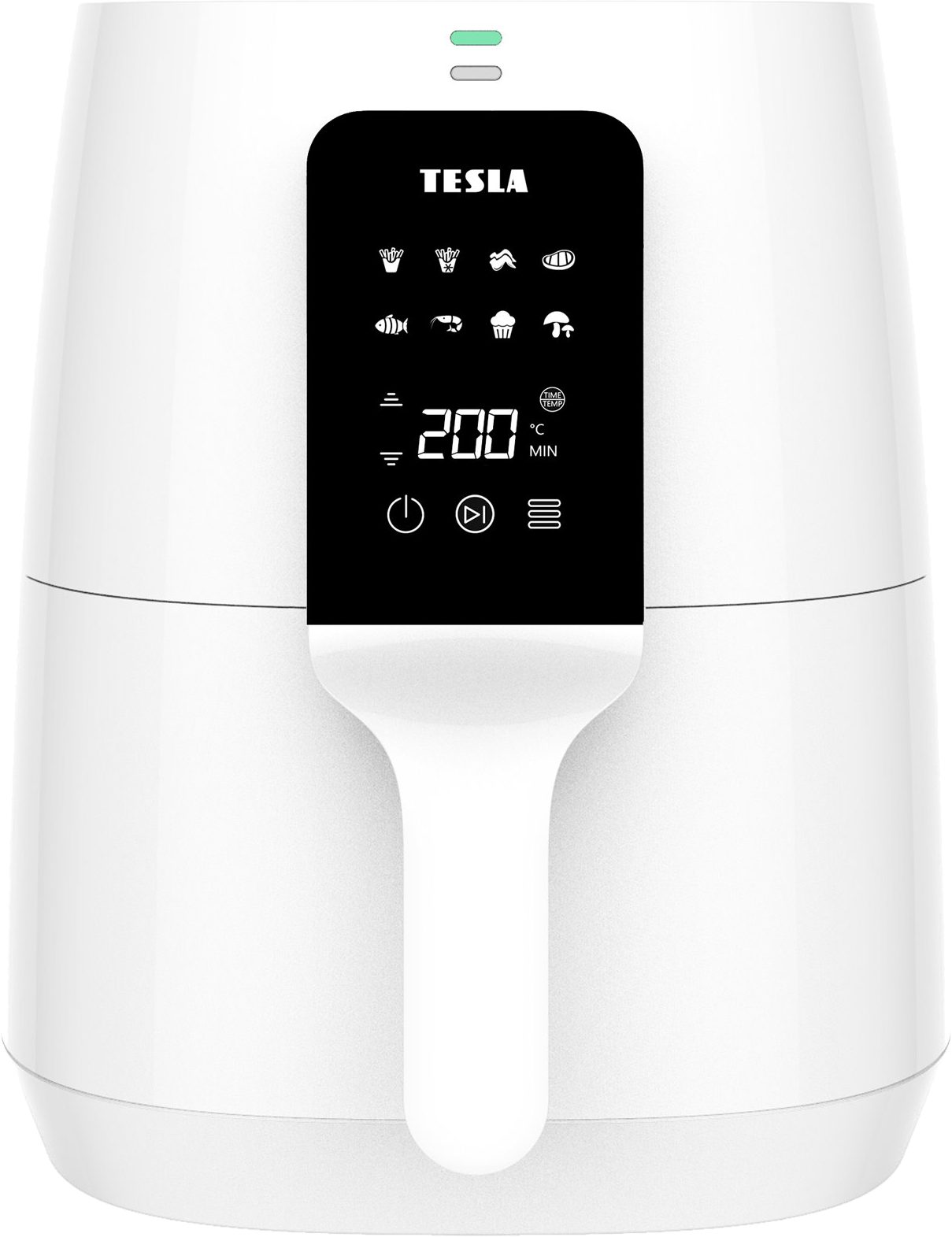 TESLA AirCook Q30 multifunkciós digitális forrólevegős sütő, 3,8 l, 1300 W, fehér