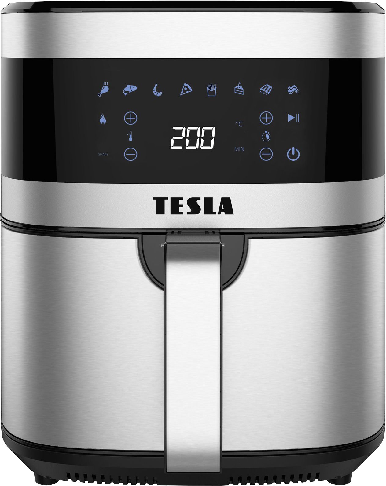 TESLA AirCook Q60 multifunkciós digitális forrólevegős sütő, 6 l, 1500 W