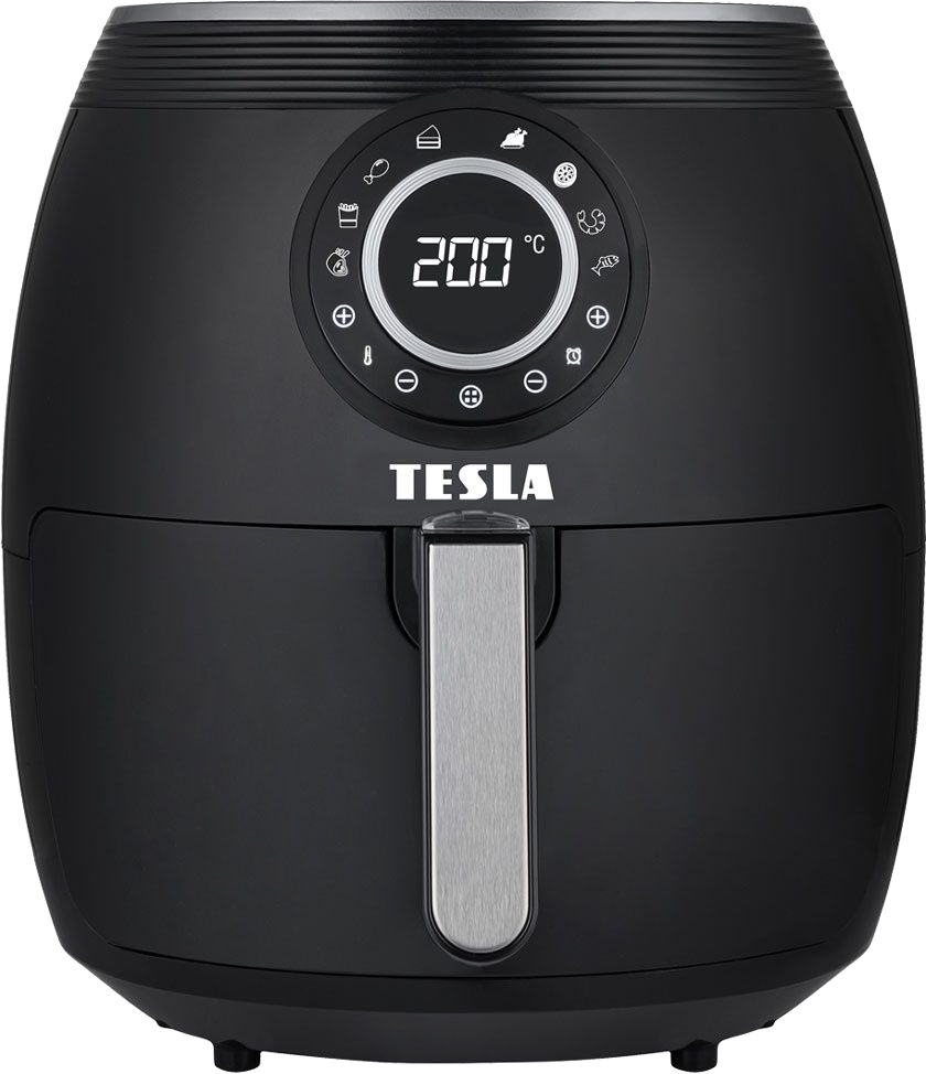 TESLA AirCook Q50 XL multifunkciós digitális forrólevegős sütő, fekete