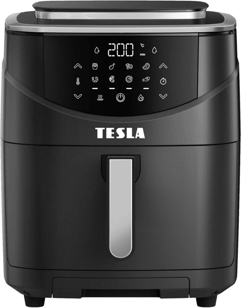 TESLA AirCook & Steam QS500 többfunkciós gőz- és forrólevegős sütő 7 literes kosárral