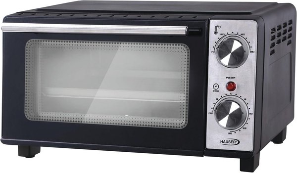 HAUSER TO-1110 11 literes minisütő alsó-felső sütéssel és 30 perces időzítővel