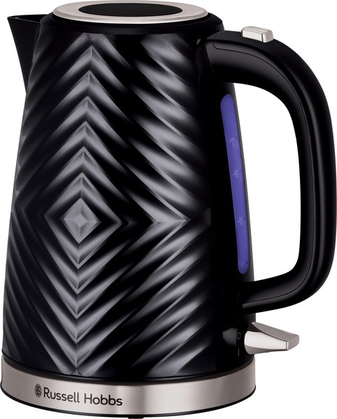 RUSSELL HOBBS 26380-70/RH Groove fekete vízforraló kék megvilágítással