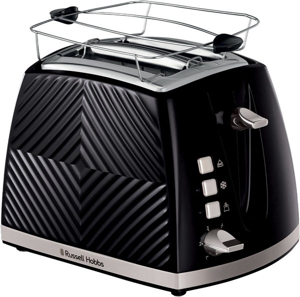 RUSSELL HOBBS 26390-56/RH Groove két­szeletes kenyérpirító, fekete