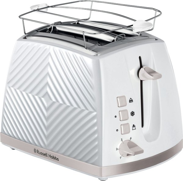 RUSSELL HOBBS 26391-56/RH Groove fehér, 2 szeletes kenyérpirító