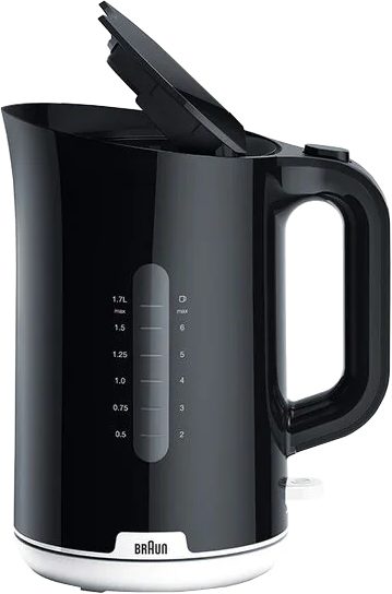 BRAUN WK1100BK fekete vízforraló 1,7 literes kapacitással