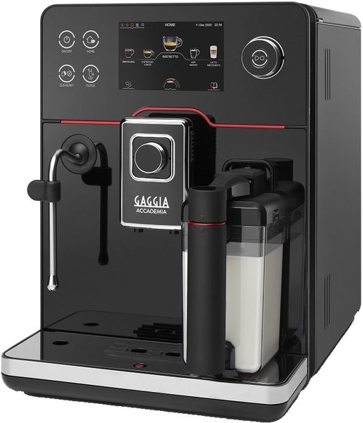 GAGGIA Academia Glass automata kávéfőző kettős tejrendszerrel