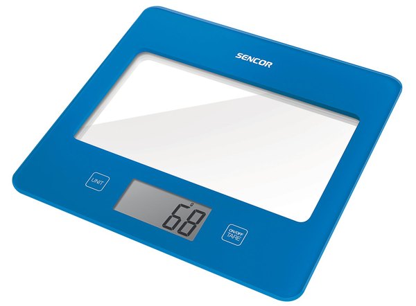 SENCOR SKS 5032BL digitális konyhai mérleg edzett üvegfelülettel