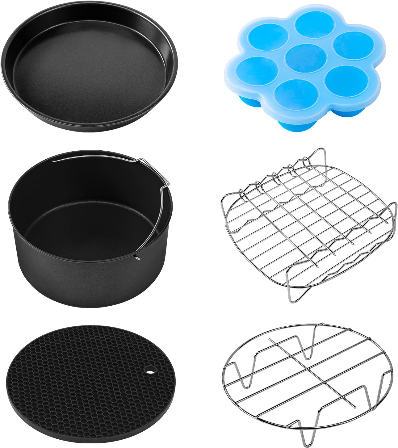 COSORI C158-6AC 6 részes airfryer tartozékkészlet