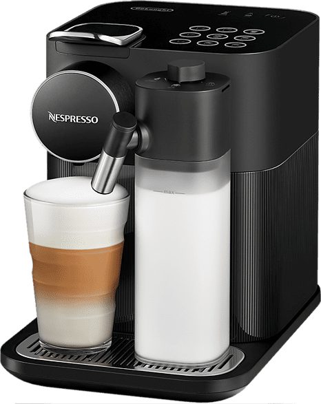 DE-LONGHI Nespresso Gran Lattissima EN640.B kapszulás kávéfőző tejtartállyal, fekete