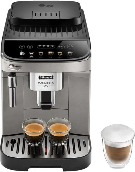 DE-LONGHI Magnifica Evo ECAM290.42.TB automata kávéfőző titánium-fekete kivitelben