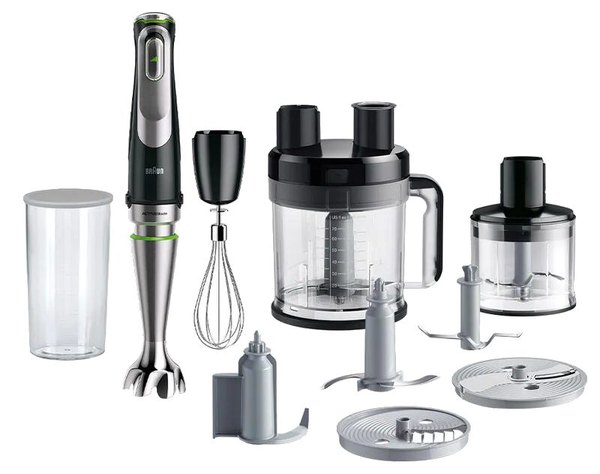 BRAUN MQ9195XLI botmixer XL robotgéppel és sokoldalú tartozékokkal