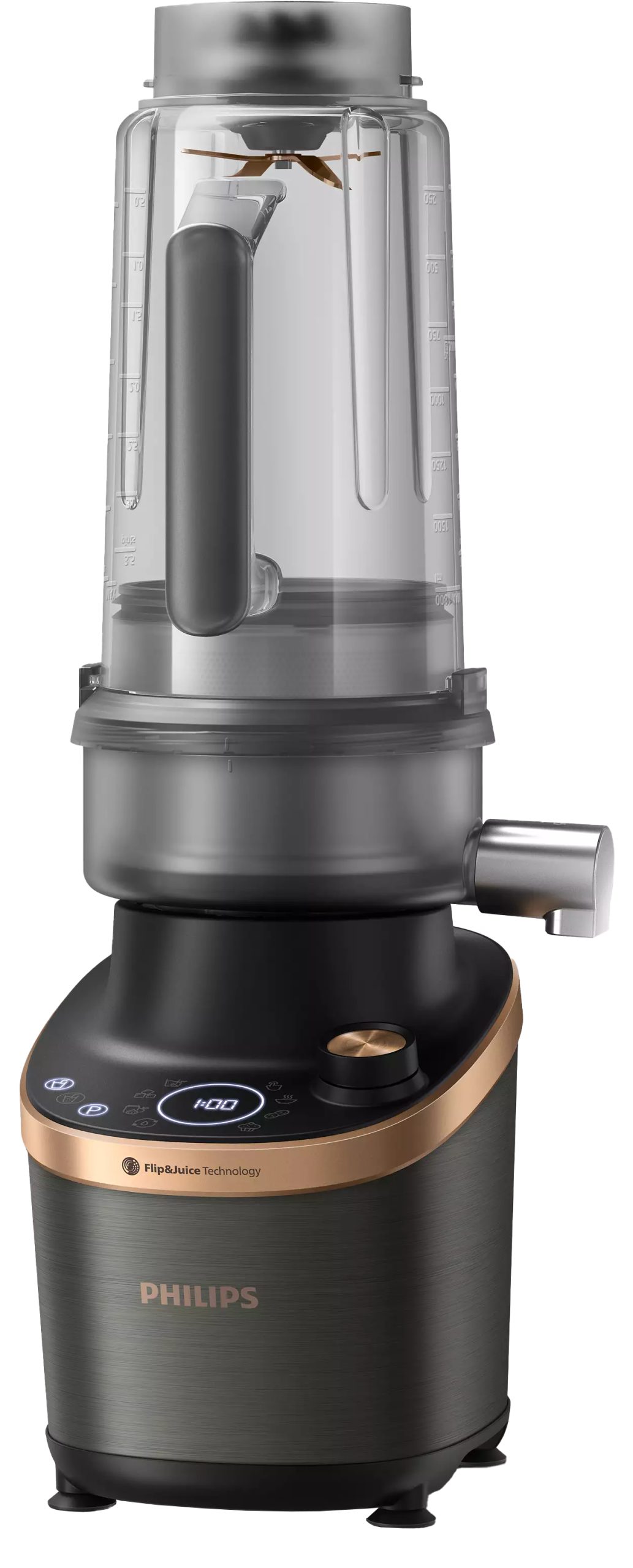 PHILIPS Flip&Juice HR3770/00 1500 W-os turmixgép gyümölcscentrifuga-modullal
