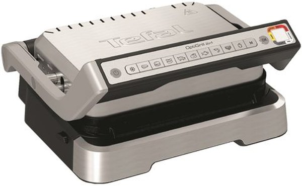 TEFAL GC772D30 Optigrill intelligens 2 az 1-ben grillsütő, ezüst