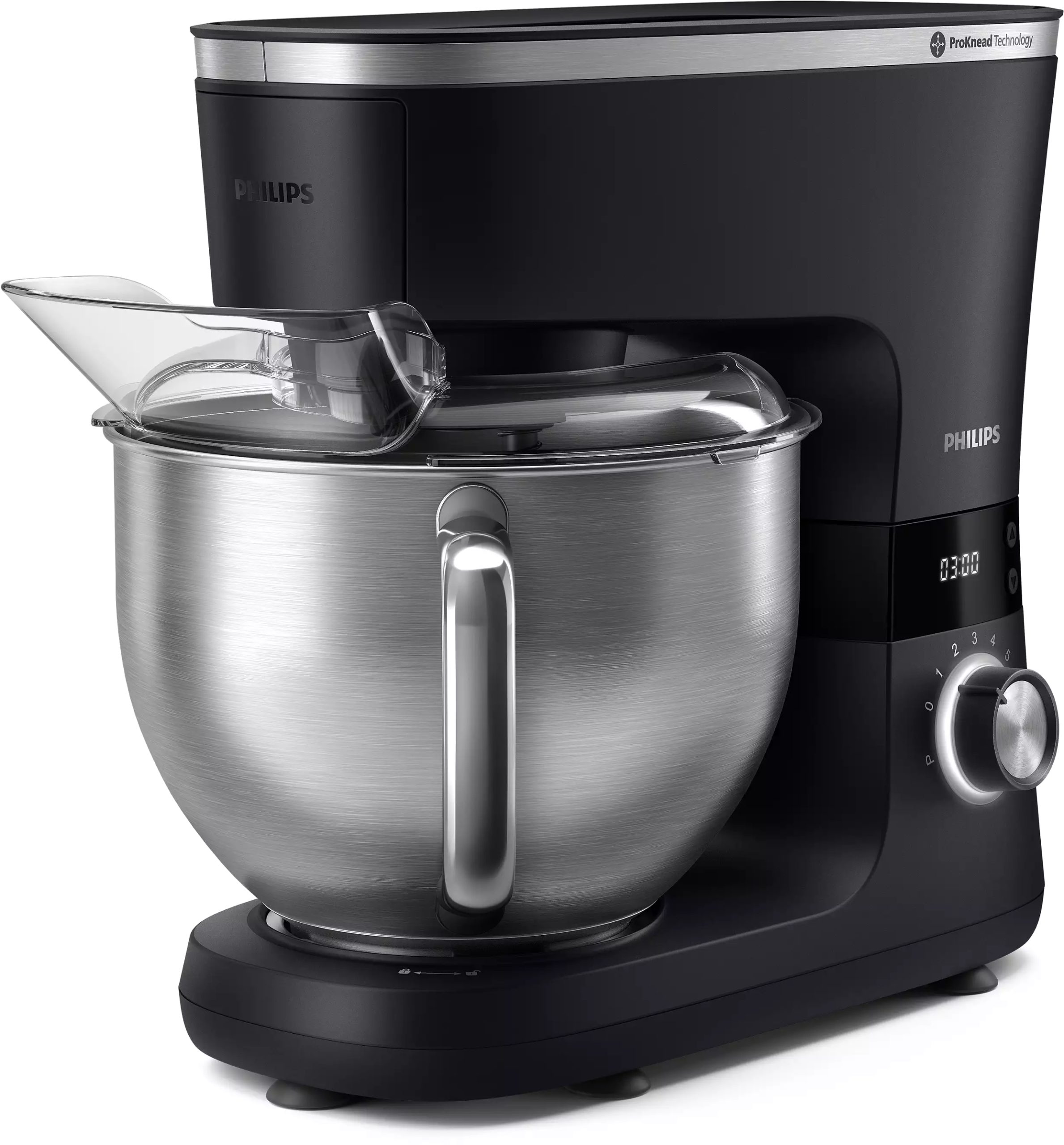 PHILIPS HR7962/01 7000 ProKnead 1000 W-os konyhai robotgép, fekete