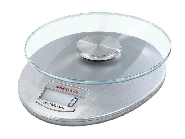 SOEHNLE 65856 Roma Silver digitális konyhamérleg, 5 kg-os kapacitással