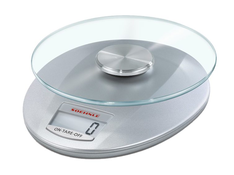 SOEHNLE 65856 Roma Silver digitális konyhamérleg, 5 kg-os kapacitással