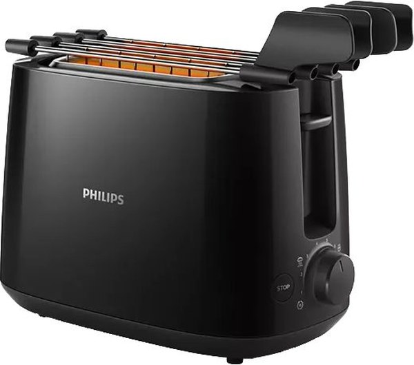 PHILIPS HD2583/90 Daily Collection kenyérpirító, 600 W, fekete