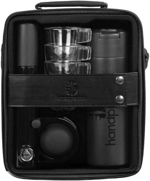 HANDPRESSO Wild Hybrid hordtáskás kézi eszpresszókávé-készítő szett