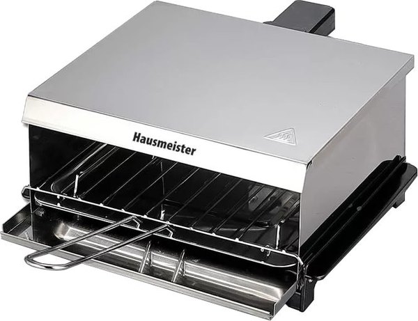 HAUSMEISTER HM 8812 retro grill szendvicssütő, 800 W, ezüst