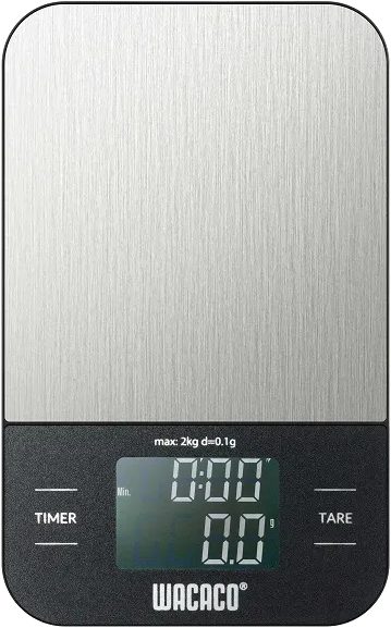 WACACO WGRAM Exagram precíziós kávémérleg időzítővel, 2 kg