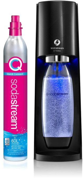 SODA STREAM 42005029 SM E-TERRA CQC elektromos szódagép, fekete
