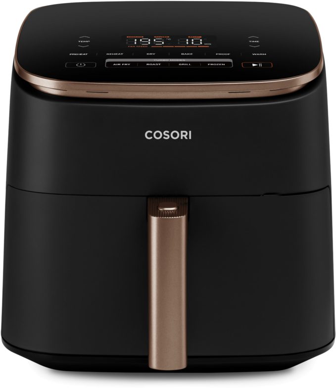 COSORI CAF-DC602-KEUR Turbo Blaze 6 literes air fryer, 1725 W, fekete