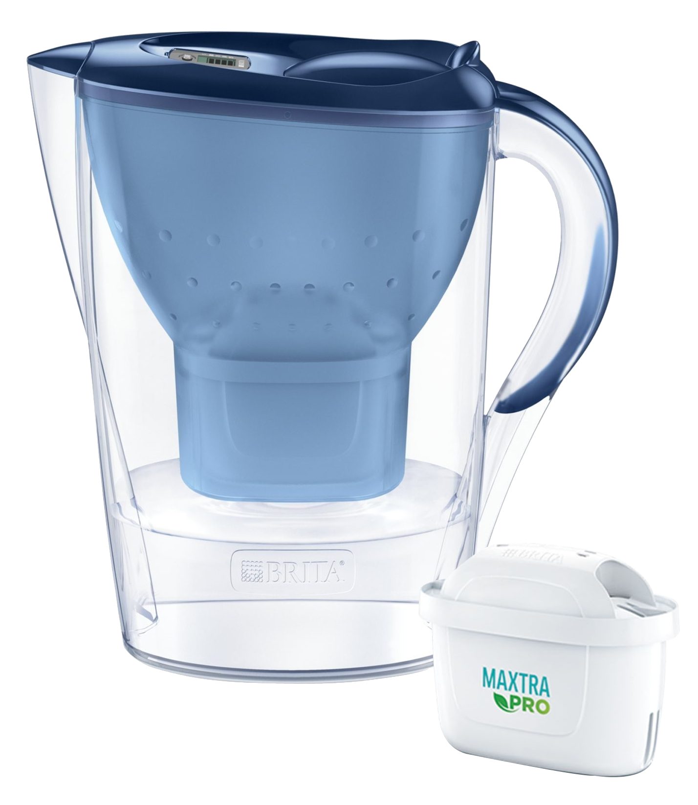 BRITA Marella Cool vízszűrő kancsó Maxtra PRO patronnal, 2,4 l, kék (BR1052799)