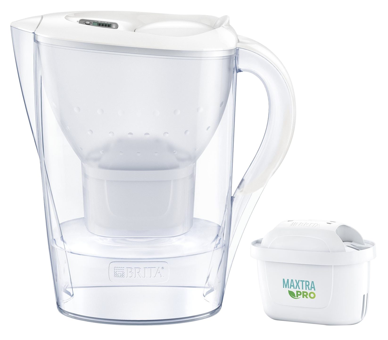 BRITA Marella Cool vízszűrő kancsó 2,4 l, MAXTRA PRO patronnal, fehér (BR1052789)
