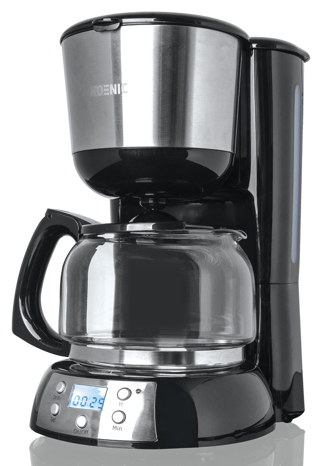 KOENIC KCM 101024 időzítős filteres kávéfőző üvegkancsóval