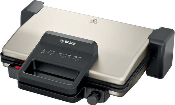 BOSCH TCG3302 3 az 1-ben kontaktgrill 2000 W teljesítménnyel, ezüst